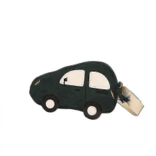 2023 New Fashionable Mini Crossbody Bag for Kids, Babies, Boys, and Girls, Car Shoulder Bag, Cartoon Car Mini Coin Purse, Green