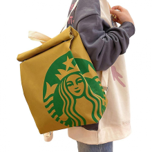 Zaino leggero con stampa Mermaid Goddess/McDonald's, borsa da trekking per la spesa all'aperto STB