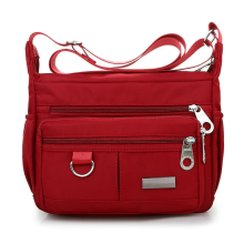 Borsa da viaggio monospalla da donna, rossa