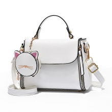 Women's shoulder bag, large capacity, solid color, soft PU leather, fashionable handbag