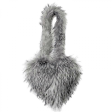 Large fluffy tote bag, cute fluffy bag, women's and girls' faux fur shoulder bag, suitable for autumn and winter, color: 8