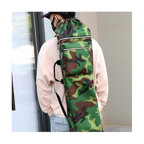 Skateboard bag, waterproof skateboard backpack with adjustable shoulder strap, suitable for E-type skateboards. 2