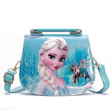 Frozen 2 Elsa Princess Children's Toy Shoulder Bag Handbag Shopping Bag Gift Blue