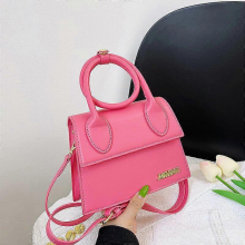 Nuova borsa a tracolla/spalla da donna alla moda, rosa