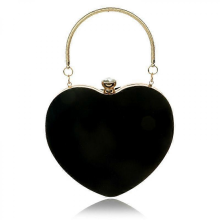 Borsa da sera da donna, pochette da festa, borsa a tracolla, borsa a mano, borsa da sposa, borsa a catena - Eternal Night Heart
