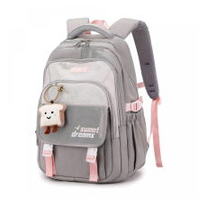 2025 model large-capacity backpack, suitable for junior and senior high school students, gray.