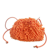 Borsa a tracolla invernale da donna, borsa a secchiello in peluche, borsa a tracolla con nappe, colore 8