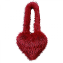 Borsa grande e soffice, graziosa borsa soffice, borsa a tracolla in pelliccia sintetica da donna e da ragazza, colori autunnali e invernali 11