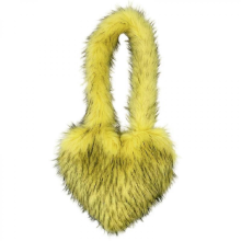 Grande borsa morbida, graziosa borsa morbida, borsa a tracolla in pelliccia sintetica da donna e da ragazza, colori autunnali e invernali 13