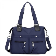 Borsa da donna, borsa a tracolla multitasche, impermeabile, grande capacità, 100% nuova, blu scuro.