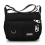 Borsa da viaggio monospalla da donna, nera 1