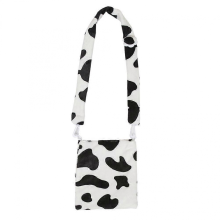 Borsa a tracolla da donna, stampa mucca, borsa a spalla/borsa a mano, 23 x 21 x 3 cm
