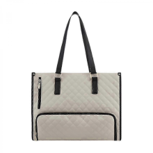 Borsa a mano per il pranzo/borsa porta pranzo/borsa a tracolla per laptop/borsa da ufficio casual da donna 2025 - Beige