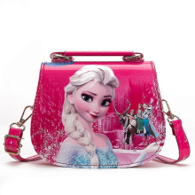 Frozen 2 Elsa Princess Children's Toy Shoulder Bag Handbag Shopping Bag Gift Rose Red