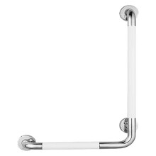 Grab Bars for Bathroom L Shaped Left Hand Safety Rail 400KG Load Non Slip Concealed Mount Design