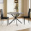 Joolihome Foldable Round Dining Table and 2 Chairs Set 1