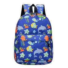 Cute backpack, multi-functional waterproof nylon backpack, suitable for elementary school students aged 3-8.
