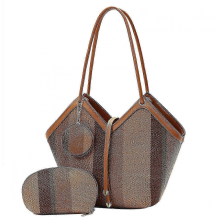 Large capacity women's crossbody bag, multi-functional shoulder bag/handbag, suitable for daily commuting, brown.