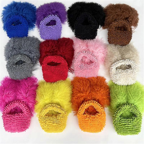 Borsa invernale in peluche per gnocchi, elegante e portatile, colore 3 2