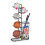 Ball Rack with 6 Shelves and Storage Basket 1