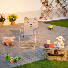 Opvouwbare campingstoel voor kinderen met dierenmotief