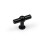 60mm Black Cabinet T-Bar Handle Chunky Clasp Pull 1