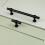 60mm Black Cabinet T-Bar Handle Chunky Clasp Pull 8