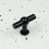 60mm Black Cabinet T-Bar Handle Chunky Clasp Pull 3