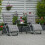 NEO Neo 2pcs Grey Zero Gravity Sun Lounger 6