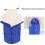 Waterproof Wheelchair Blanket with Back Panel, Warm Windproof Lap Cover for Elderly Universal Fit 4