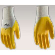 2G Light Duty Nitrile Coated Work Gloves with Breathable Cotton Liner and Knit Wrist, 12 Pairs Medium