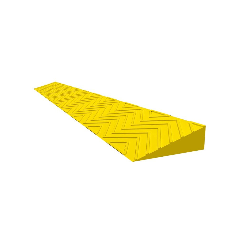 Wheelchair Threshold Ramp for Doorways, NonSlip Portable Door Ramp for Home Entry, Size 100x12x5cm