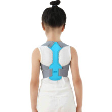 Adjustable Magnetic Posture Corrector Back Support Brace for Kids and Adults, Blue Medium Size