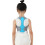 Adjustable Magnetic Posture Corrector Back Support Brace for Kids and Adults, Blue Medium Size 1