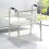 Folding Walker for Seniors Adults, Lightweight Durable Frame, Adjustable Height TwoButton Design 1