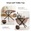 Joolihome Foldable Round Dining Table and 2 Chairs Set 4