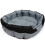 Extra Large Grey/Black Waterproof Round Dog Bed 10