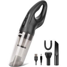 Car Vacuum Cleaner 5000Pa Power Suction, Handheld 12V Vacuum with Washable Filter and Long Cable