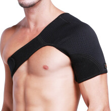 Adjustable Shoulder Brace for Men and Women, Compression Support for Rotator Cuff and AC Joint Pain Relief, Large Left