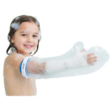 Kids Waterproof Cast Cover for Shower, Reusable Child Arm Protector Sleeve with 100% Waterproof Seal