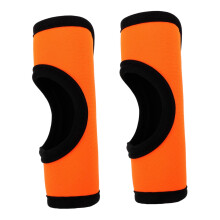 2pcs Neoprene Luggage Handle Wraps with Cushioned Ergonomic Grip and Easy Button Closure for Suitcase