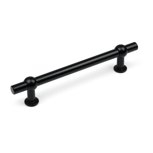 160mm Black Cabinet T-Bar Handle Chunky Clasp