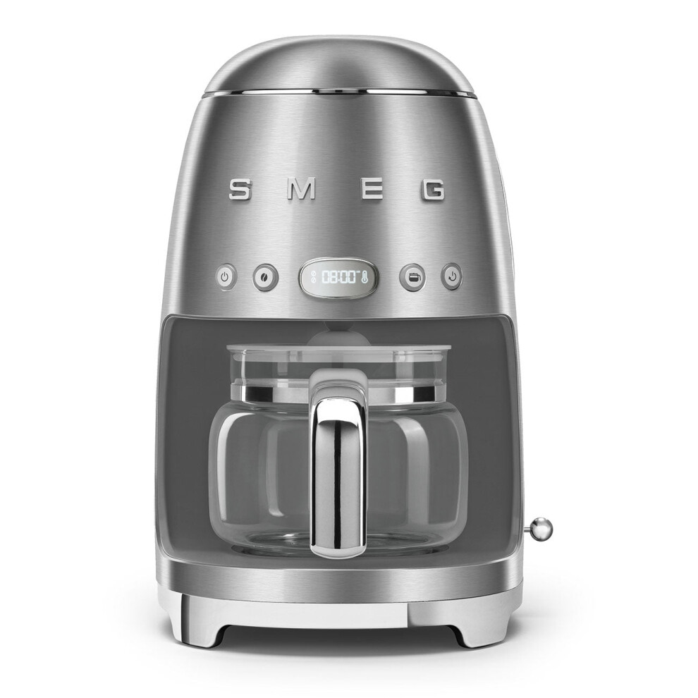 Smeg (Stainless Steel) Dcf02 Drip Filter Coffee Machine Brown