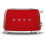 Smeg (White) Smeg TSF01 2 Slice Toaster + TSSR01 2-Sandwich Racks Bundle 18