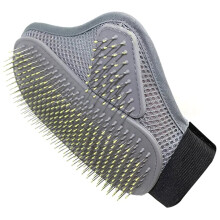 Luva de Higiene para Animais de Estimação, Escova Removedora de Pelos, Pente Suave e Eficiente para Cães e Gatos, Ideal para Banho e Massagem.