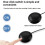 USB Conference Mic Plug& 360 Omnidirectional Condenser Mic Desktop Computer Mic for Computer Laptop Without Buttons 8