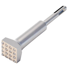 6" X 1-1/4" SDS Bushing Tool, 16 Tips Bush Hammer Bit for Concrete Repair, Patch Prepare, Roughness Coating Remove