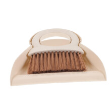 Mini Broom and Dustpan Set for Quick Debris Removal, Durable Desk Cleaning Brush for Home and Office