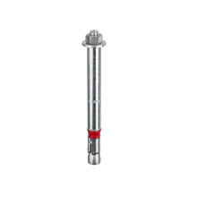 Jcp Fixings Heavy Duty Anchors Hex Stud & Nut BZP CE 24mm/M16 x 187 Box of 10
