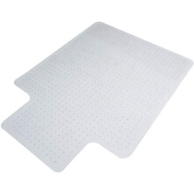 Office Chair Mat for Carpet Floors, Transparent AntiSlip Floor Protector, Durable PVC for Home Office